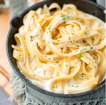 （嫑辣)奶油么菇意面(Non-spicy)Creamy Chicken Alfredo